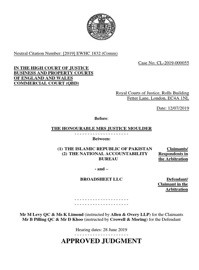 Broadsheet Case Facts Must be Made Public