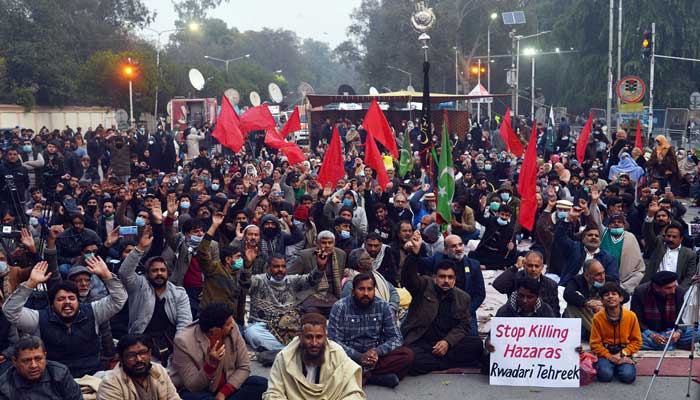 Hazaras Protest Against the Mach Killings in Balochistan