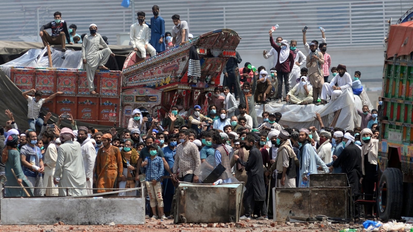 TLP Nationwide Protest Media Coverage