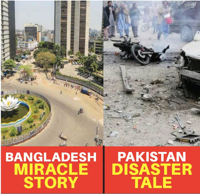 Bangladesh Miracle Story ; Pakistan Disaster Tale