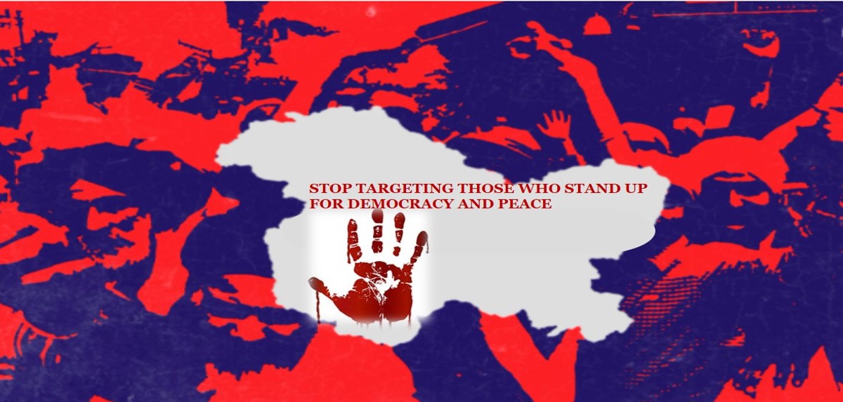 STOP TARGETING THOSE WHO STAND UP FOR DEMOCRACY AND PEACE