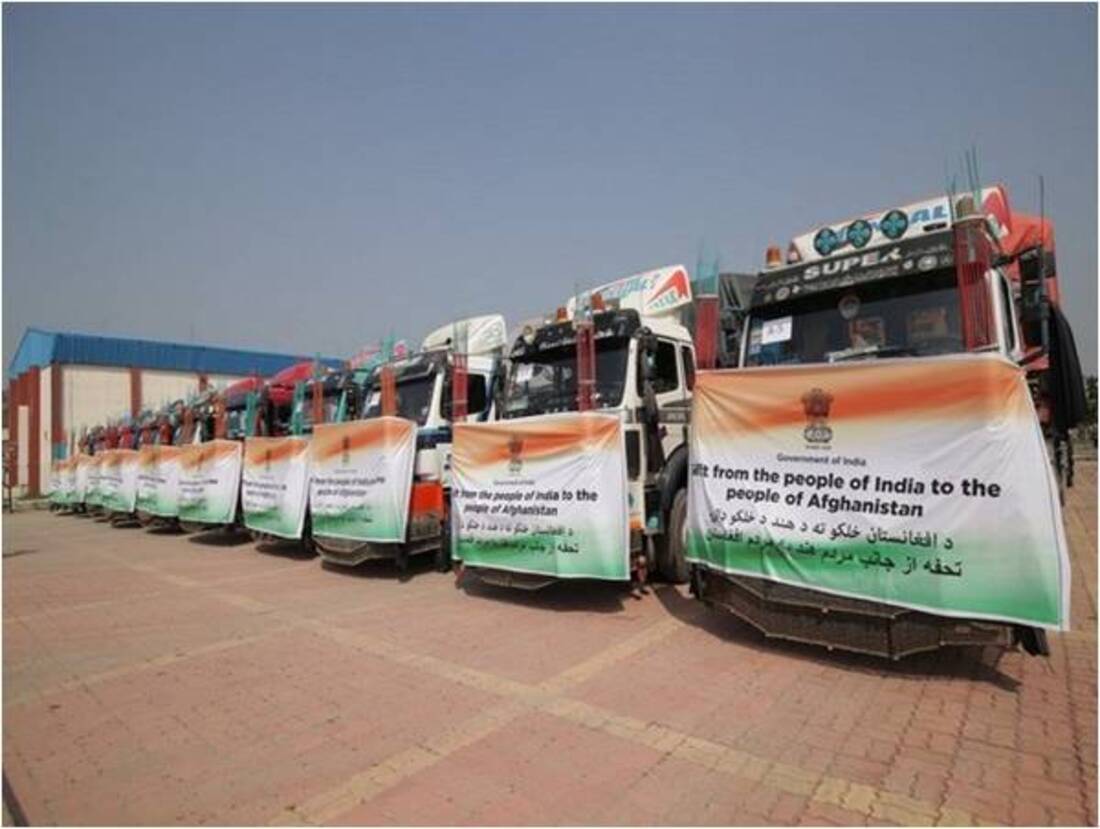 INDIA SENDS NEXT SHIPMENT OF 3,000 MT OF WHEAT TO AFGHANISTAN