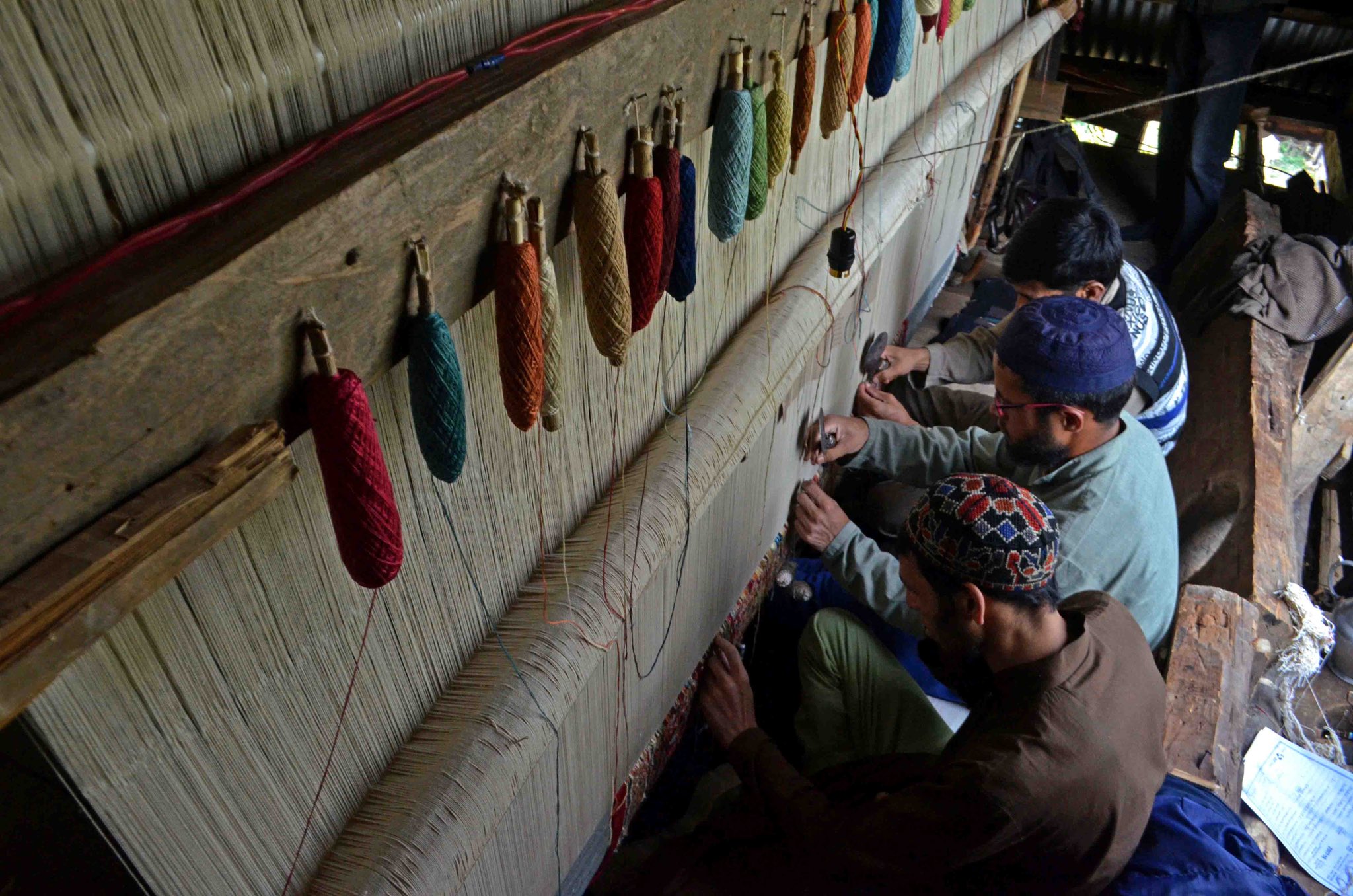 The New Parliament House of India will hv d traditional Kashmiri carpet